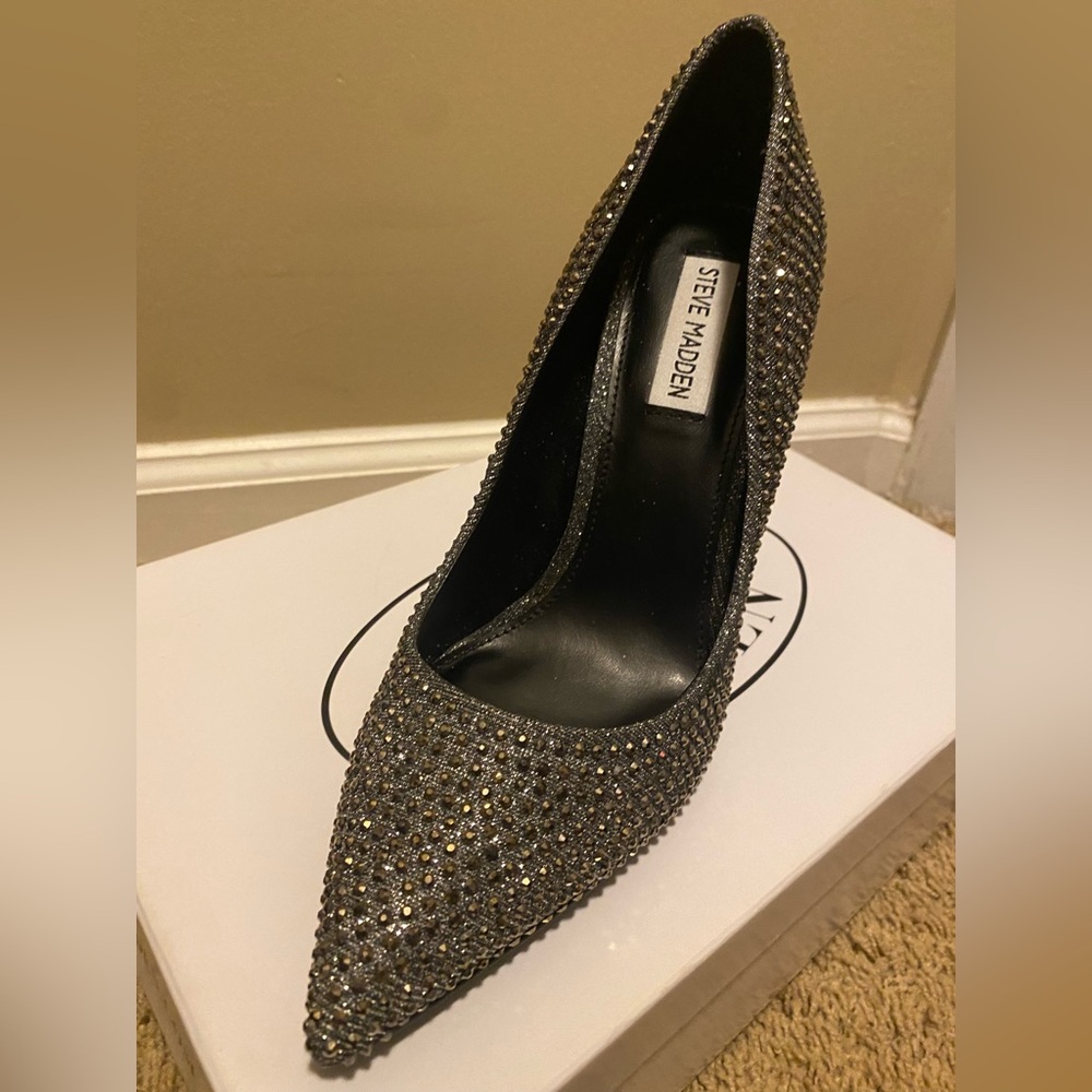 Steven madden sparkle heels